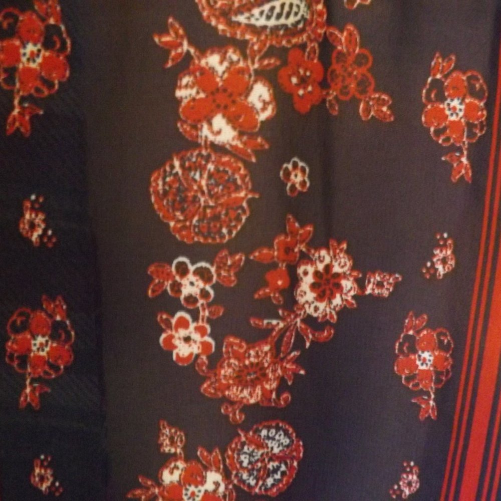 Plus size mixed pattern shirt